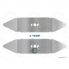 N°2 Robomaw replacement blades for RX models, in stainless steel Robot Replacement Blades