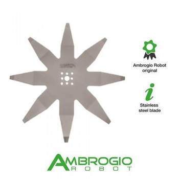 Hoja original Ambrogio de 8 puntas D.242mm Cuchillas de repuesto para robots