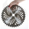 Professional brush cutter blade with 40 teeth in lightened steel widia Disc for brush cutter