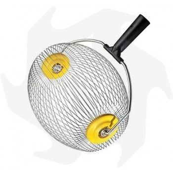 Roller basket for collecting nuts and tennis, padel and golf balls (Large) Olive harvest