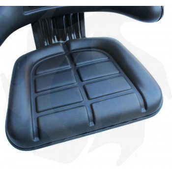 Asiento universal para tractor de ruedas base basculante con asas fijas asiento completo