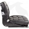 Seat with built-in suspension for forklift, tracked tractor, forklift, mini loader and mini excavator Complete seat