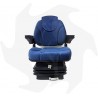 Activo seat in black velvet with armrests and sprung headrest adaptable to agricultural machinery Complete seat
