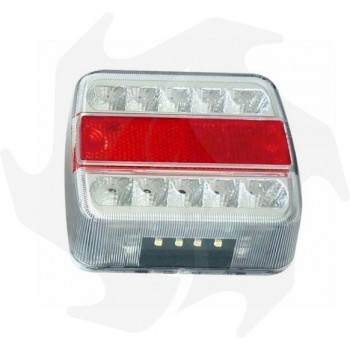 5 function square LED rear light by Ama Tractor headlight