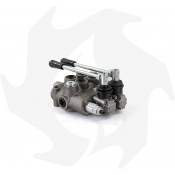 Double acting hydraulic distributor with 2 levers 3/8 - hydraulic Hydraulic distributor