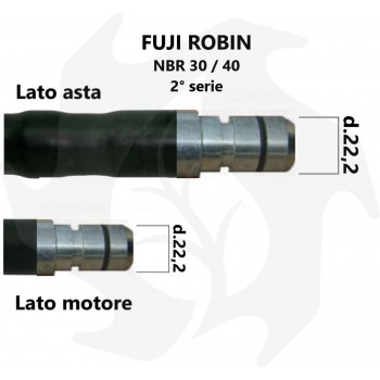 Gaine complète avec tuyau pour débroussailleuse à dos Fuji Robin NBR 30/40 - 2ème série Gaine Fuji Robin