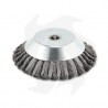 Cepillo cónico de 200 mm para la limpieza del suelo de la desbrozadora + protector de rueda universal cabeza de desbrozadora