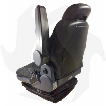 Traktorsitz mit pneumatischer Stofffederung mit Gurten und Sicherheitsmikroschalter M98-Zulassung Kompletter Sitz