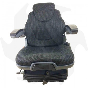 Traktorsitz mit pneumatischer Stofffederung mit Gurten und Sicherheitsmikroschalter M98-Zulassung Kompletter Sitz