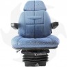 Traktorsitz mit mechanischer / pneumatischer Federung im Stoff Cobo SC95 Kompletter Sitz