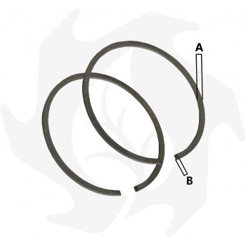 Piston ring piston rings, pack of 2 Elastic bands
