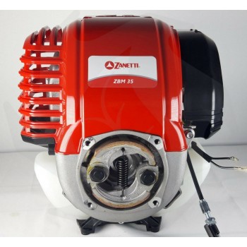 Zanetti ZBM35 4-Takt Benzinmotor für Motorsensen und Kreiselfräsen Verbrennungsmotor