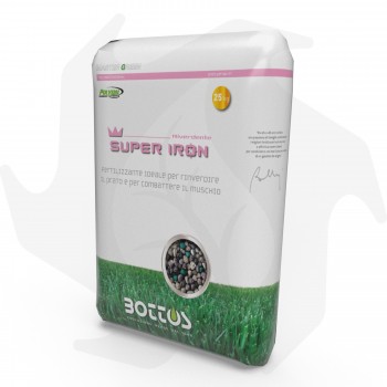 Super Iron Bottos - 22,7 Kg Fertilizante antimusgo y reverdecedor para césped Fertilizantes para césped