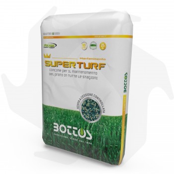 Super Turf Bottos - 25Kg Fertilizante de primavera y otoño, mantenimiento para todas las estaciones Fertilizantes para césped