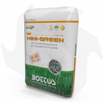 Mini Green mini Bottos -25Kg Fertilizante profesional para céspedes del tipo equilibrado y universal con pequeños gránulos. F...