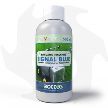 Signal Blue Bottos - 500 ml Blauer Indikator-Tracer für die Rasenpflege Spezialprodukte für Rasen