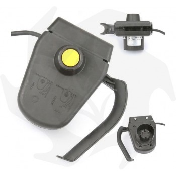 Interruptor universal para cortacésped eléctrico, botón de encendido para cortacésped, cable de 150 cm Juego de reparación