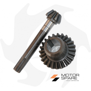 Bevel gear pinion + crown for VALPADANA VMC14 Z:9/24 Spare parts for walking tractors