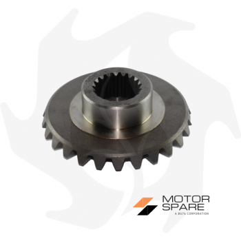 Pinion + sprocket bevel gear pair for Pasquali Z:9/26 Spare parts for walking tractors