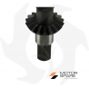 Pinion + sprocket + axle bevel gear pair for Brumi flea Z:10/18 hexagon 19 Spare parts for walking tractors