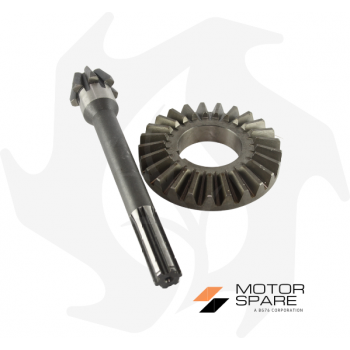 Pinion + sprocket bevel gear pair for Mab Z:7/25 Spare parts for walking tractors
