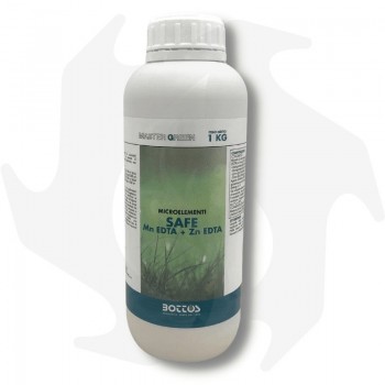 Safe Bottos - 1Kg Resistencia a enfermedades fúngicas del césped a base de Zinc y Manganeso Fertilizantes para césped