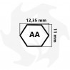 Cinghia esagonale modello "AA" di ricambio per tosaerba e trattorini Cinghie