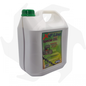 Olio BIO per catena motosega biodegradabile XP-LINE Eco plus 4 Litri Olio catena