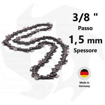 Large 3/8" pitch chainsaw chain, 1.5 mm thick Chainsaw chain