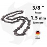 Large 3/8" pitch chainsaw chain, 1.5 mm thick Chainsaw chain