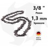 Large 3/8" pitch chainsaw chain, 1.3 mm thick Chainsaw chain