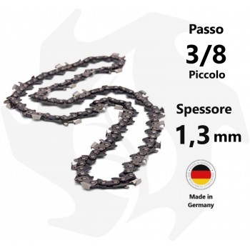 Small 3/8" pitch chainsaw chain, 1.3 mm thick Chainsaw chain