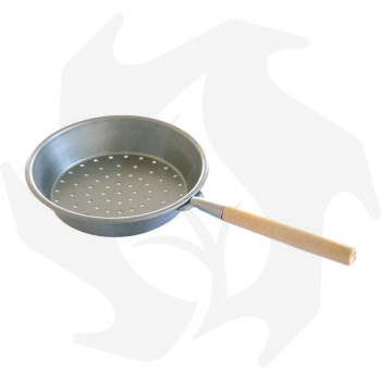 Chestnut pan with wooden handle Accessories for agriculture