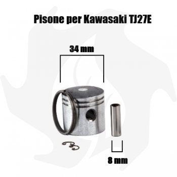 Pistone per motori Kawasaki TJ27E Pistoni KAWASAKI