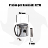 Pistone per decespugliatore Kawasaki TJ27E Pistoni KAWASAKI