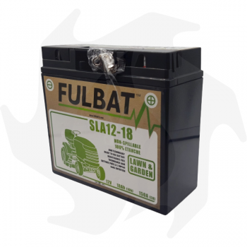 Batteria gel avviamento Fulbat trattorino rasaerba sigillata 12V 18 Ah Castelgarden Batterie 12V