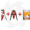 4T Manual Grafting Machine Kit + Complementary Grafting Machine + Putty For Grafting 0.5 Kg Grafters