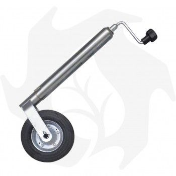 Servo rudder lifting wheel for appendix trailer with 48mm tube Servorudders