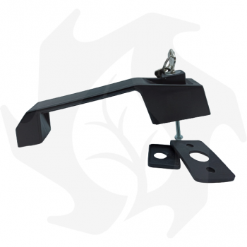 Handle with key for tractor cabins and agricultural vehicles Tractor Accessories
