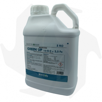 Green Up Bottos - 5Kg Abono nitrogenado reverdecedor para césped con acción antimusgo Fertilizantes para césped