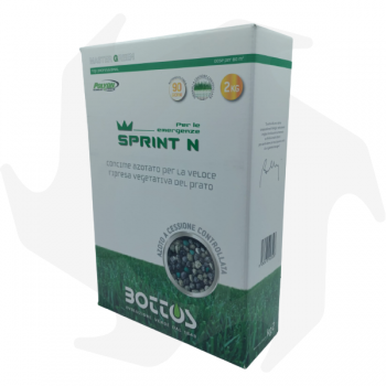 Sprint N Bottos -2 Kg Professional quick and long-acting greening fertilizer for reviving the lawn Lawn fertilizers