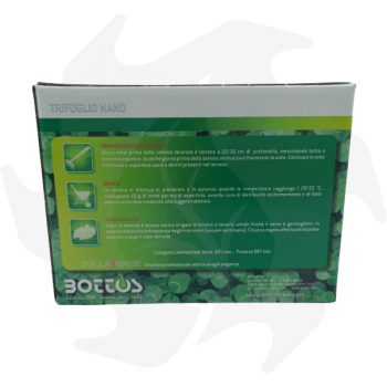 Clover Nano Bottos - 500 g Pflegeleichter gemahlener Kleesamen für Rasen Rasensamen