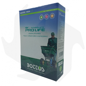 Pro Life Bottos - 2 Kg Anti-stress lawn fertilizer rich in potassium with organic substance and zeolite Lawn fertilizers