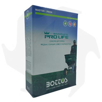 Pro Life Bottos - 2 Kg Fertilizante de césped antiestrés rico en potasio con materia orgánica y zeolita Fertilizantes para cé...