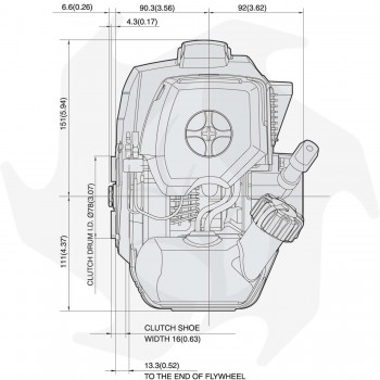 Motor de repuesto completo para desbrozadora Kawasaki TJ45E Motor de gasolina