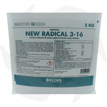 New Radical Bottos - 5Kg Professional organic-mineral lawn fertilizer with rooting action. Lawn fertilizers