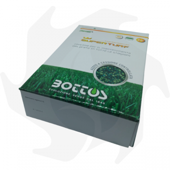 Super turf Bottos -2Kg Fertilizzante primaverile ed autunnale, mantenimento per tutte le stagioni Concimi per prato