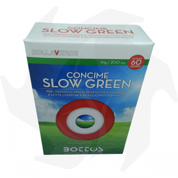 Slow Green Bottos - 4Kg Fertilizante universal evolucionado para césped, setos, plantas y árboles frutales Fertilizantes para...