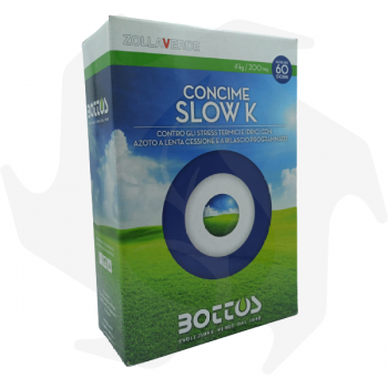 Slow K Bottos - 4Kg Fortschrittlicher Anti-Stress-Dünger speziell für die Düngung vor dem Sommer und vor dem Winter Rasendünger
