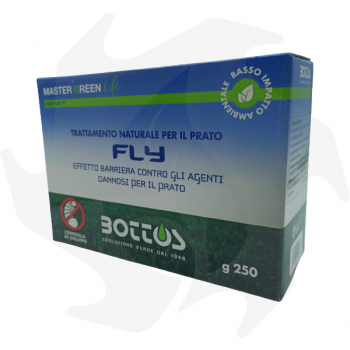 Fly Bottos - 250g Insecticida natural para césped, jardín y plantas Bioactivado para césped